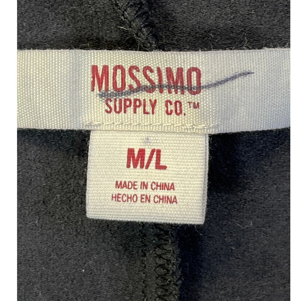 Mossimo Supply Co. Womens M/L Black Open Vest Fringe Cowboy/Lagen Look - Picture 3 of 6